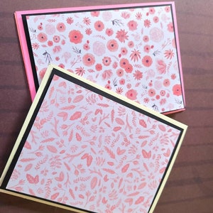Note Card stationery, Boxed Greeting Cards, Notecard Set, Blank Cards set, boxed Notecards, Floral card, All occasion cards, Unique card set