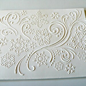Embossed Holiday Cards, Boxed Christmas Cards, Holiday Cards set, Embossed Christmas cards, Christmas Cards set, Holiday Card, embossed card image 4