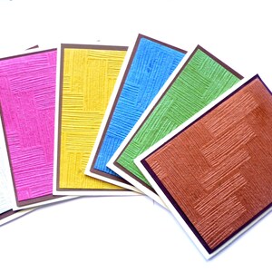 Blank cards set, Embossed Notecards, Notecards set, handmade cards, Embossed Cards Set, All occasion cards, Blank Cards, Boxed embossed card