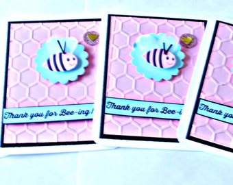 Baby shower invitations, new baby card, welcome baby card, neutral baby shower card,  baby congratulations card, pregnancy card, bumble bee