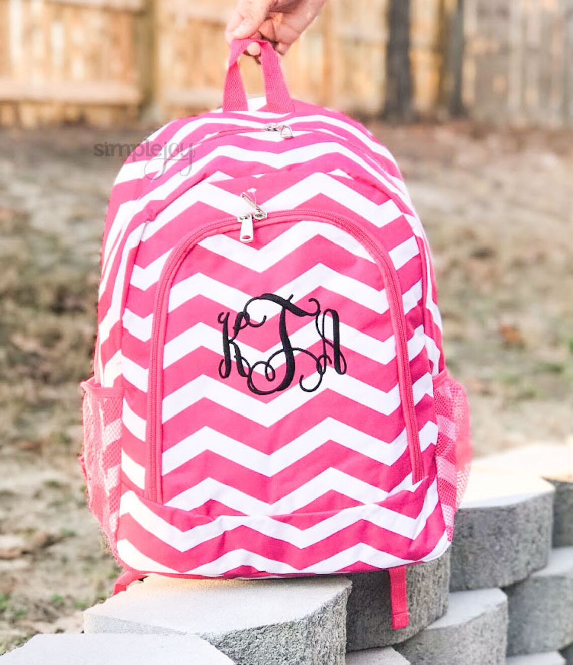 Many Colors Personalized Backpack Black & White Backpack Etsy