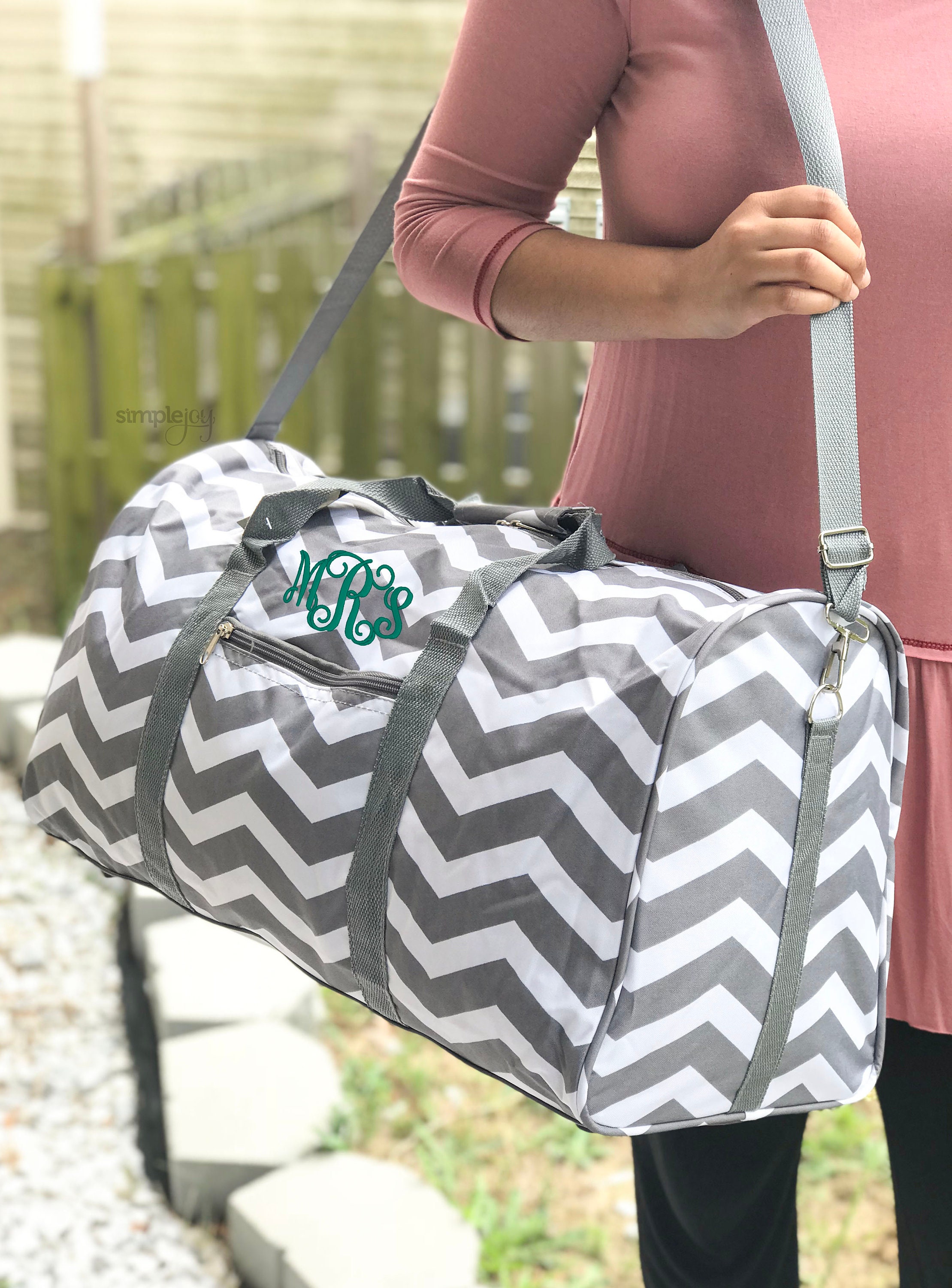 personalized overnight bags