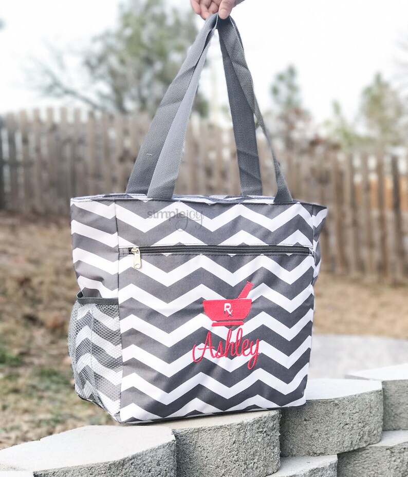 Pharmacist Gift Pharmacist Bag Pharmacy Student Work Bag Etsy