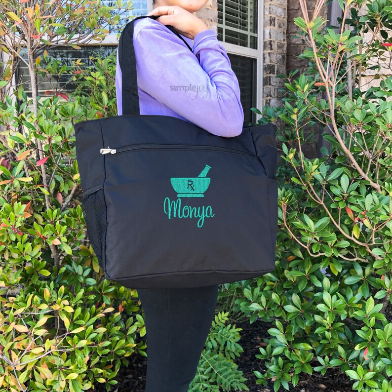 Pharmacist Gift Pharmacist Bag Pharmacy Student Work Bag Etsy
