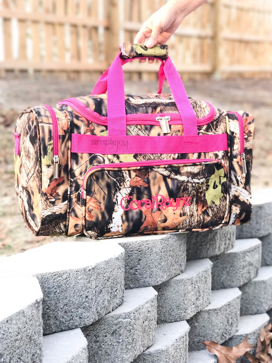 2 Colors Personalized Camouflage DUFFLE Bag Camo Bag Etsy