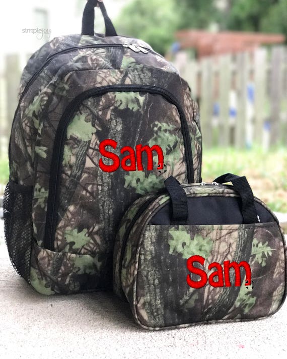camo backpack boys