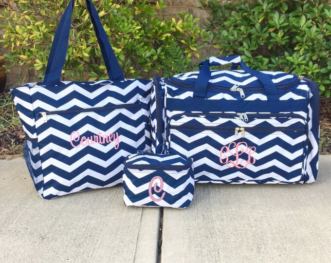 Navy Duffle Bag Personalized Duffle Bag Women DUFFLE Bag Etsy