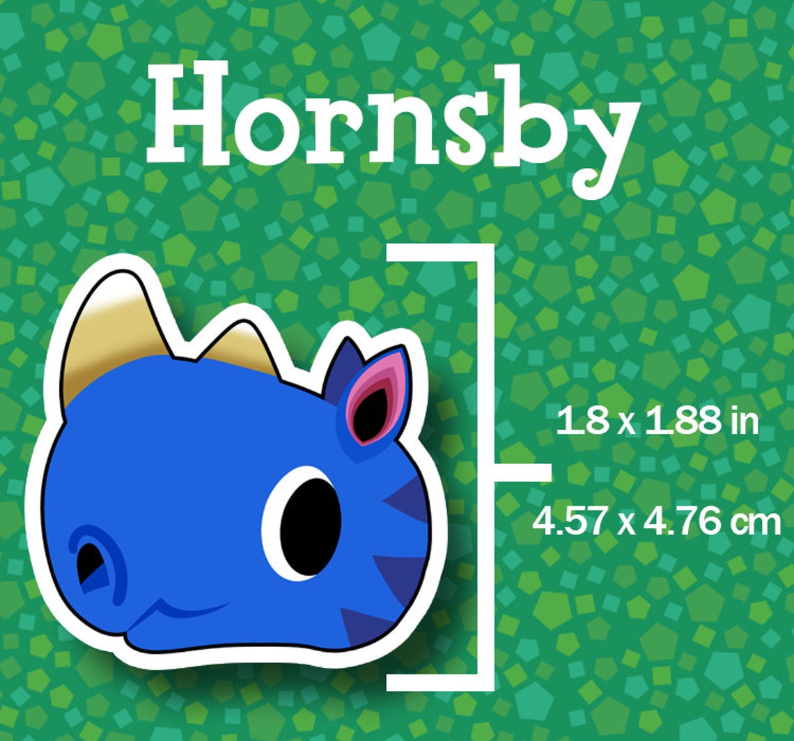 Hornsby Animal Crossing Sticker Etsy