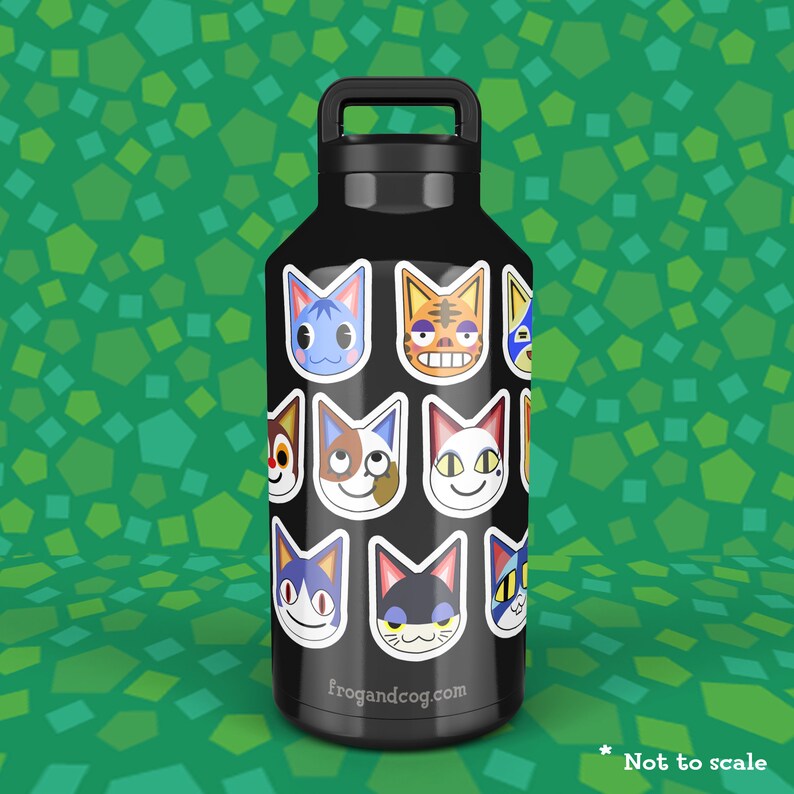 Katt Animal Crossing Sticker Etsy