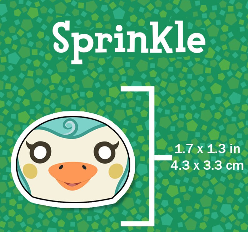 Sprinkle Animal Crossing Sticker Etsy