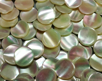 Genuine Natural Shell Mother of Pear Round 8.5mm Cabochons (100 Pcs) Parcel Lots ~ BUY 2 GET 1 FREE