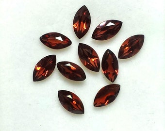 Garnet Marquise Cut 6x3mm (10 PCS) Parcel Lot