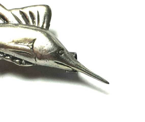 Vintage Mexican Swordfish Sailfish .925 Sterling … - image 2
