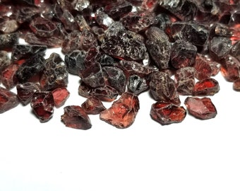 Garnet Madagascar Rough Specimen (50ctw) Parcel Lot ~ BUY 2 GET 1 FREE