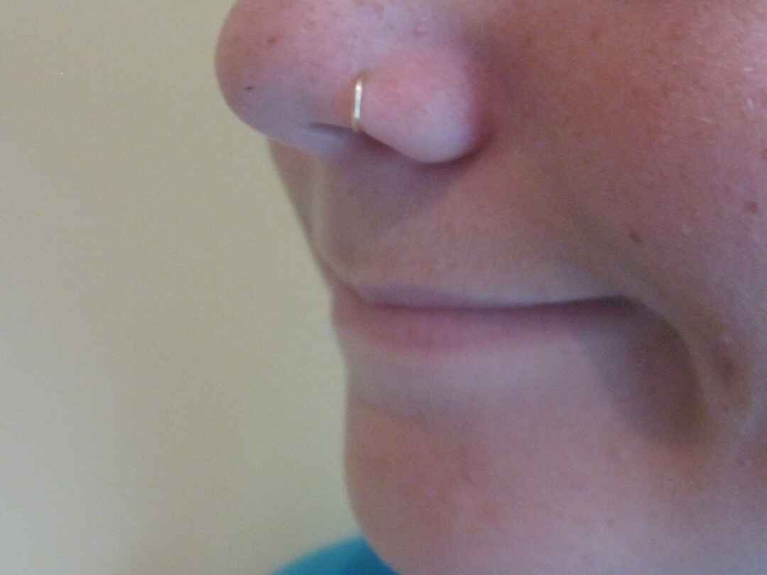 Tiny 7mm Gold Men's Nose Ring Etsy — free download