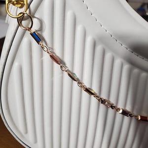 Bag Chain Multicolor Crystal Handbag Dangle Chain Purse Accessories Keychain Charm Purse Bag Personalization