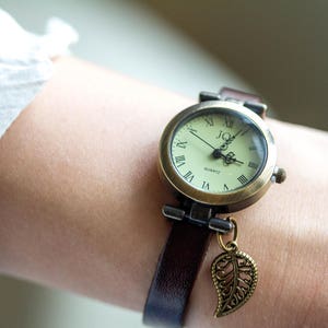 Personalized watch, Woman Watch, unique gifts, wrist watch, vintage watch, women watch, leather watch, watches for women, gift for her