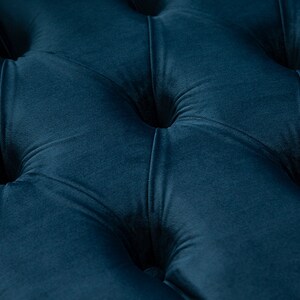Handmade 3 Seater Ocean Navy Blue Velvet Chesterfield Sofa - Etsy UK
