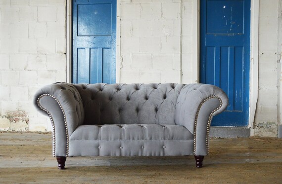 velvet chesterfield sofa edwardian image unique british handmade seater grey velvet chesterfield sofa etsy velvet chesterfield sofa edwardian image unique british handmade seater grey velvet chesterfield sofa etsy