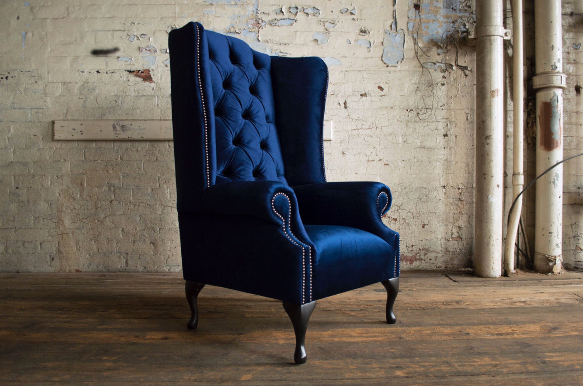 Wingback Office Chair Etsy UK