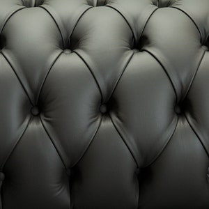 British Handmade 3 Seater Grey Steel Leather Chesterfield Sofa - Etsy UK