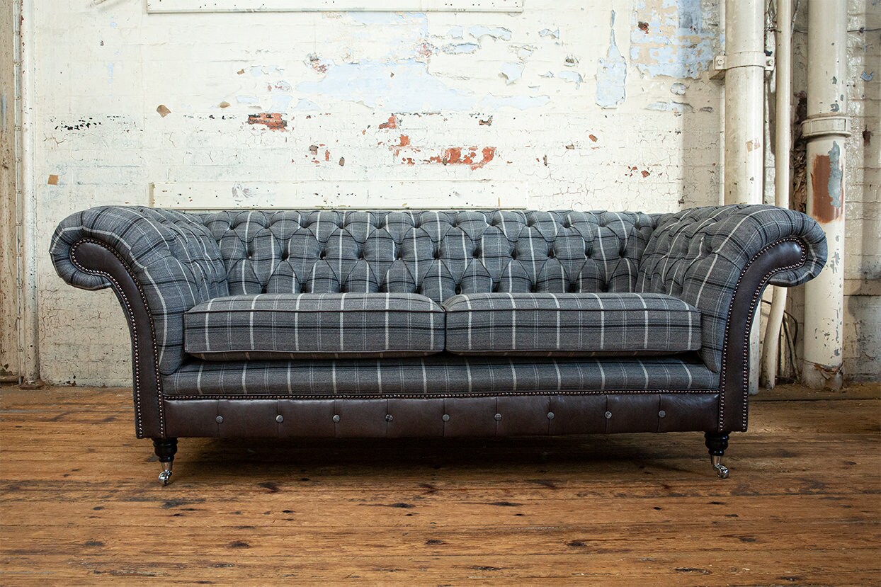 Grey tweed couch discount