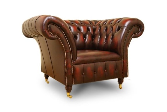 Oxblood armchair deals