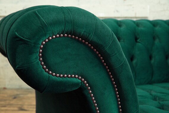 Emerald green deals chesterfield