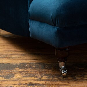 Handmade 3 Seater Ocean Navy Blue Velvet Chesterfield Sofa - Etsy UK