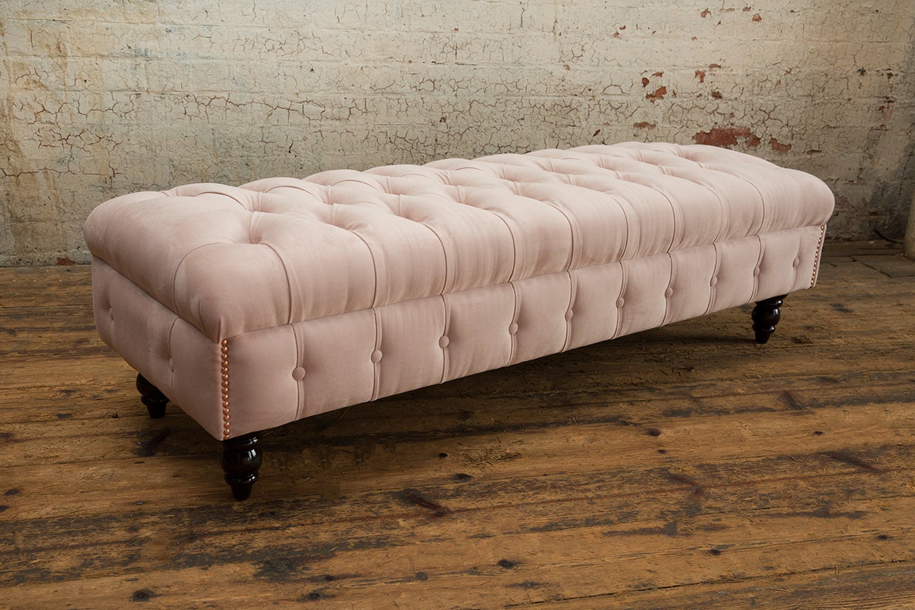 Daisy petite 2024 blush velvet sofa