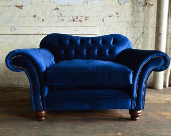 Navy snuggle chair discount