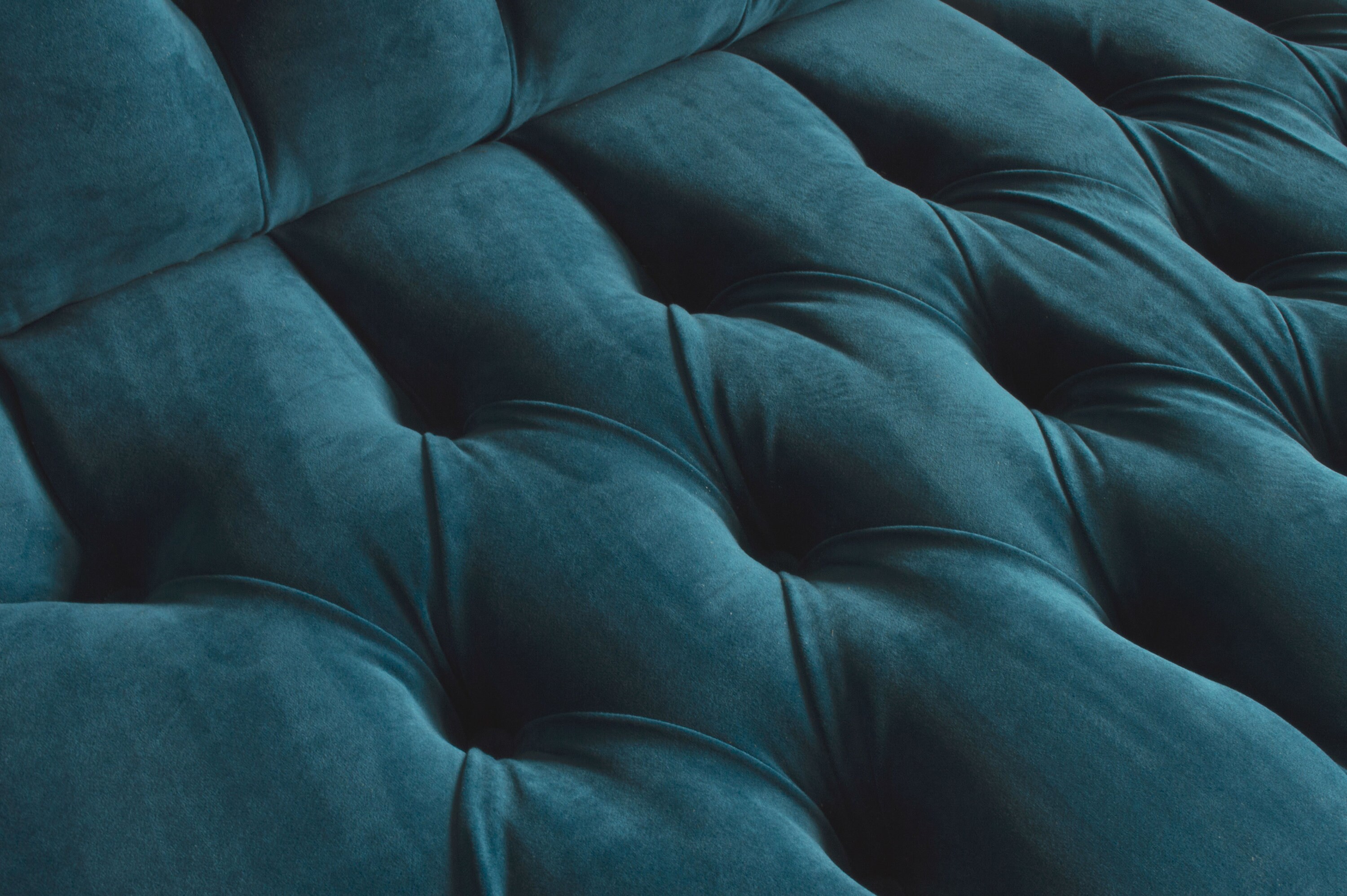 British Handmade 3 Seater Teal Velvet Fabric Chesterfield Sofa - Etsy UK