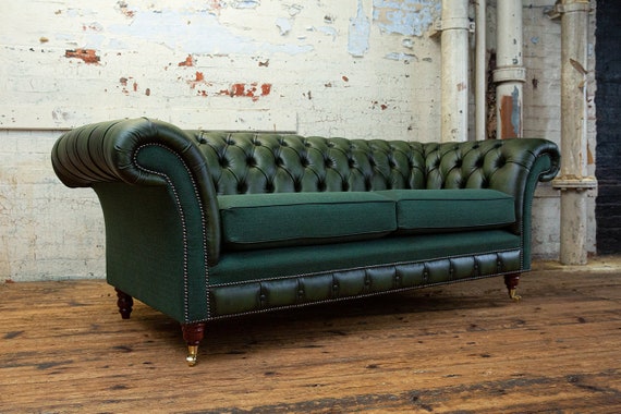 Vintage green couch for sale deals