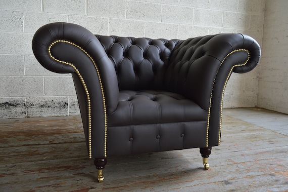 Single chesterfield chair deals