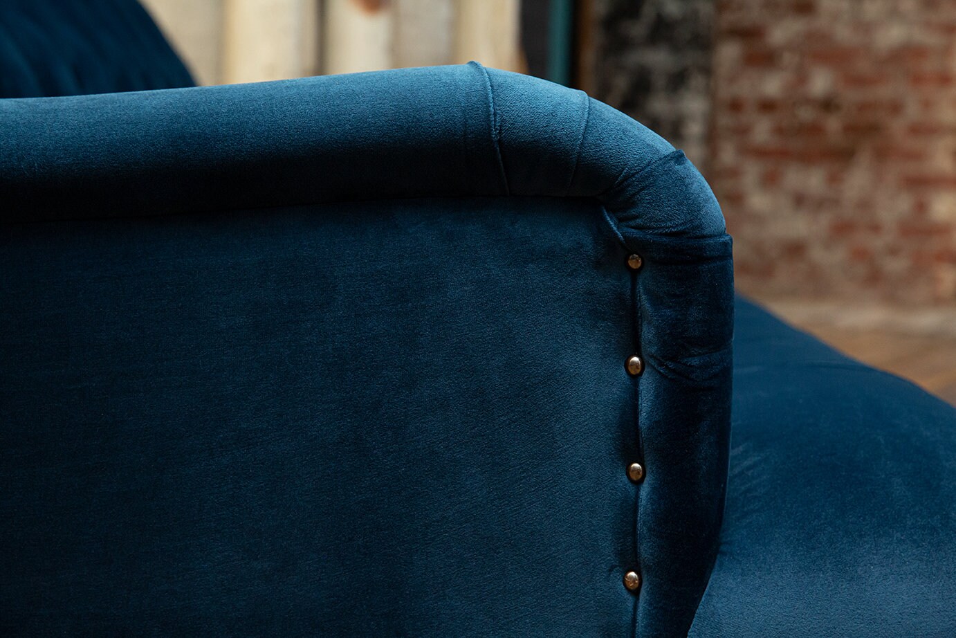 Handmade 3 Seater Ocean Navy Blue Velvet Chesterfield Sofa - Etsy UK