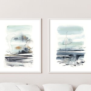 Abstract Nature 2 Prints Set, Gallery Wall Set of 2 Fine Art Prints ...