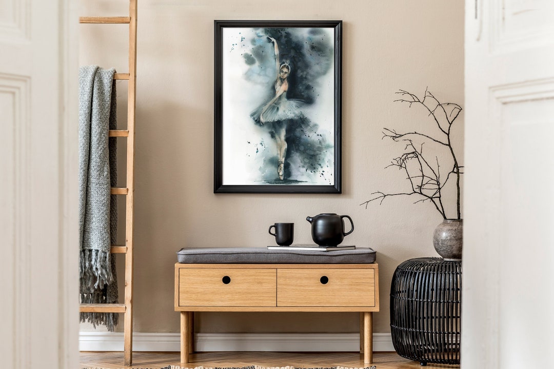 Ballerina as Odette From Swan Lake Ballet Fine Art Print, Ballet ...