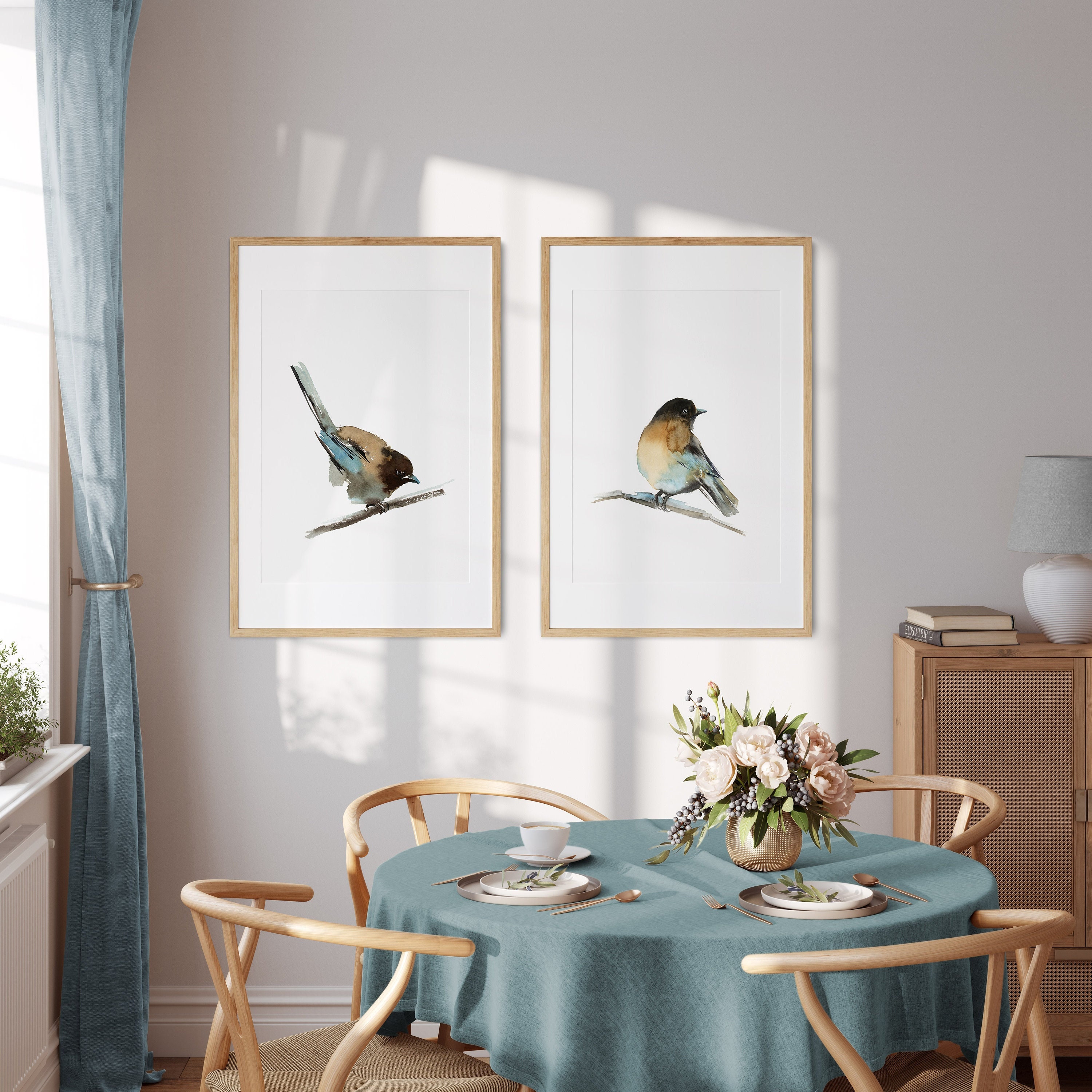 Blue And Brown Dining Room Ideas