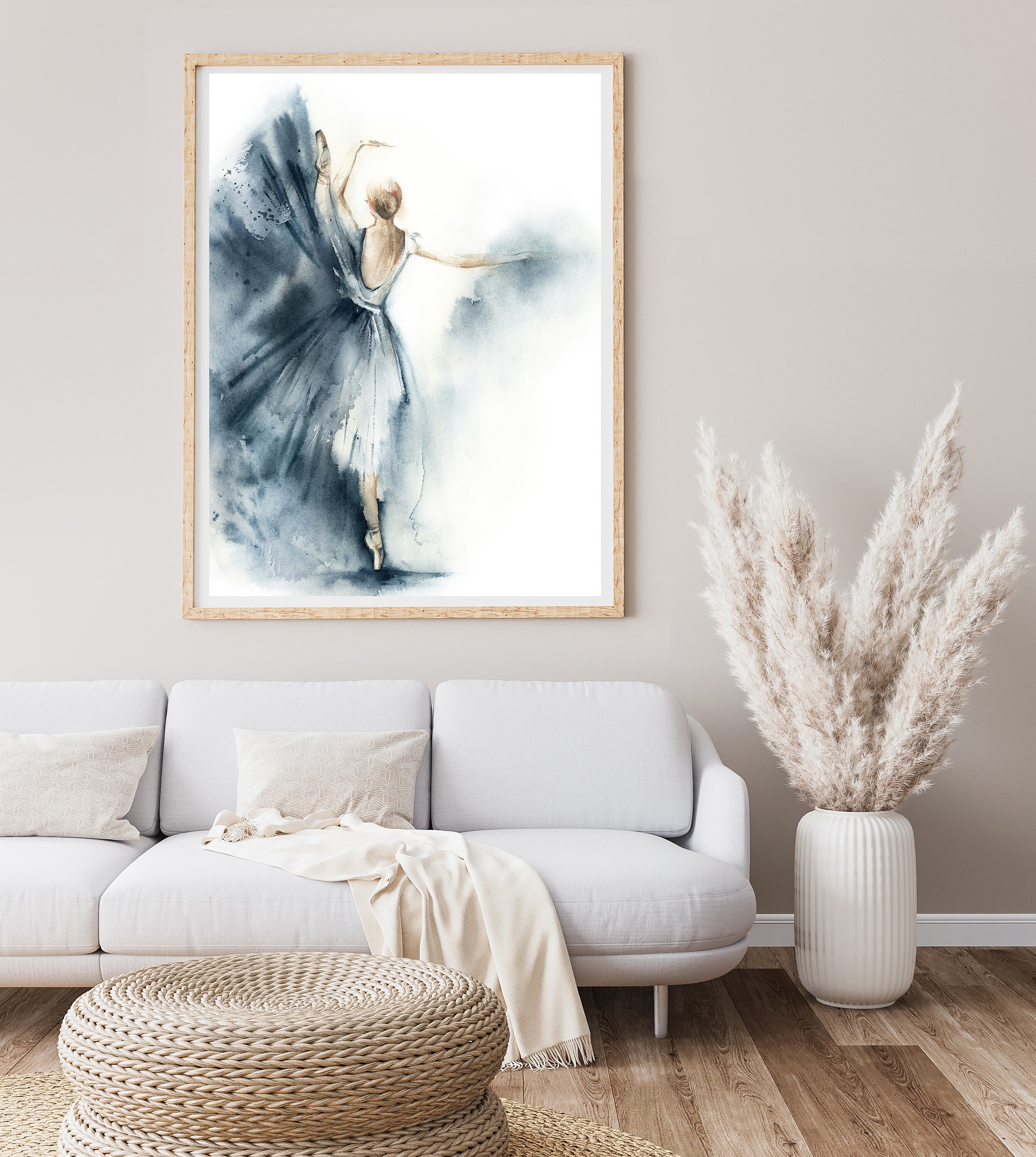 Ballerina Watercolor Print, Ballet Painting, Watercolor Ballet Wall Art ...