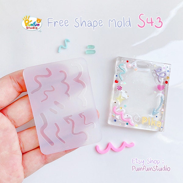 Free Shape Mold S43 / Free Shape Mold / Silicone Mold