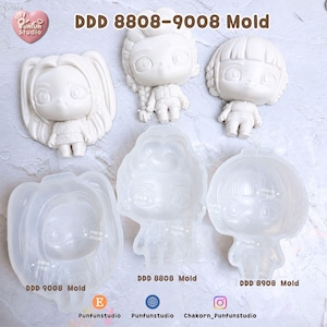 DDD 88-90, 8808-9008, 139-140 Form / Bitte vor der Bestellung die Größe prüfen / Kpop Hunter / Silikonform / Epoxidharz, Gips, Seife, Kerzenform DDD 8808-9008 Set