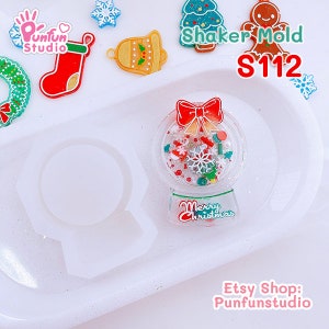 S112 Snow Globe Shaker Mold / Shaker Mold / Silicone Mold