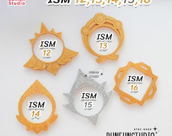 ISM 12, 13, 14, 15, 16 Mold / Genshin Vision Frame / Silicone Mold