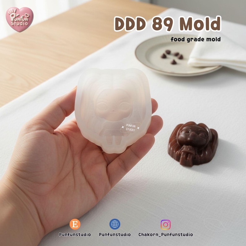 DDD 88-90, 8808-9008, 139-140 Form / Bitte vor der Bestellung die Größe prüfen / Kpop Hunter / Silikonform / Epoxidharz, Gips, Seife, Kerzenform Bild 8