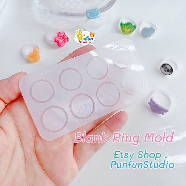3D Resin Molds Silicone, Resin Ring Mold for Epoxy Resin, Diamond