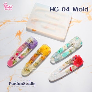 HK 04 Silikonform / Haarspangenform / Silikonform / UV Silikonform