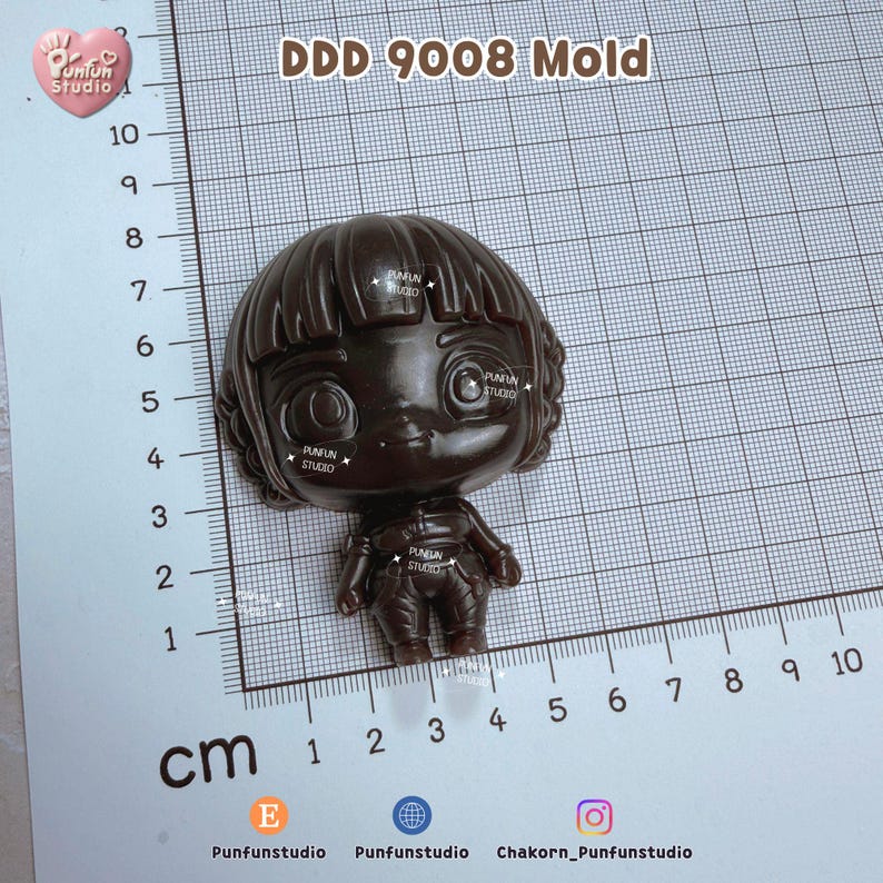 DDD 88-90, 8808-9008, 139-140 Form / Bitte vor der Bestellung die Größe prüfen / Kpop Hunter / Silikonform / Epoxidharz, Gips, Seife, Kerzenform DDD 9008 Mold