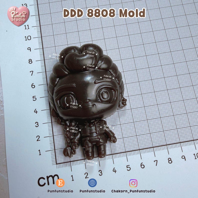 DDD 88-90, 8808-9008, 139-140 Form / Bitte vor der Bestellung die Größe prüfen / Kpop Hunter / Silikonform / Epoxidharz, Gips, Seife, Kerzenform DDD 8808 Mold
