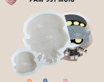 Molde PAM 531 N / Molde para pintar anime / Silicona