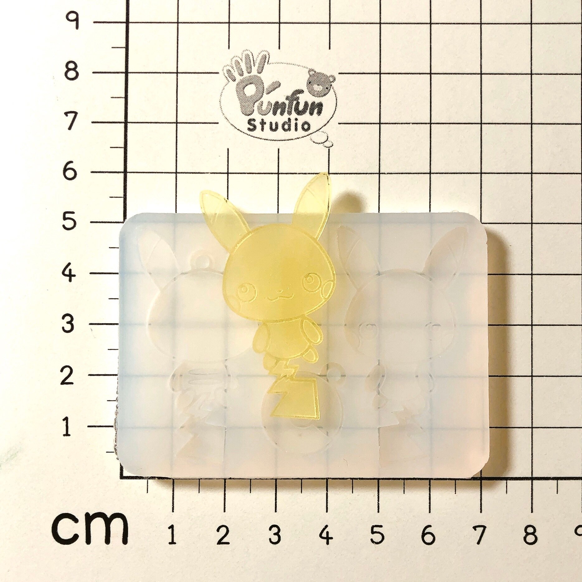 Pokémon Center Original Silicone candy mold Pikachu Happy